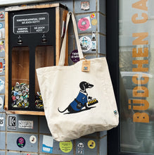 Lade das Bild in den Galerie-Viewer, Bio Baumwolltasche Fairtrade 180 g/m²