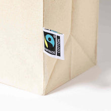 Lade das Bild in den Galerie-Viewer, Bio Baumwolltasche Fairtrade 180 g/m²