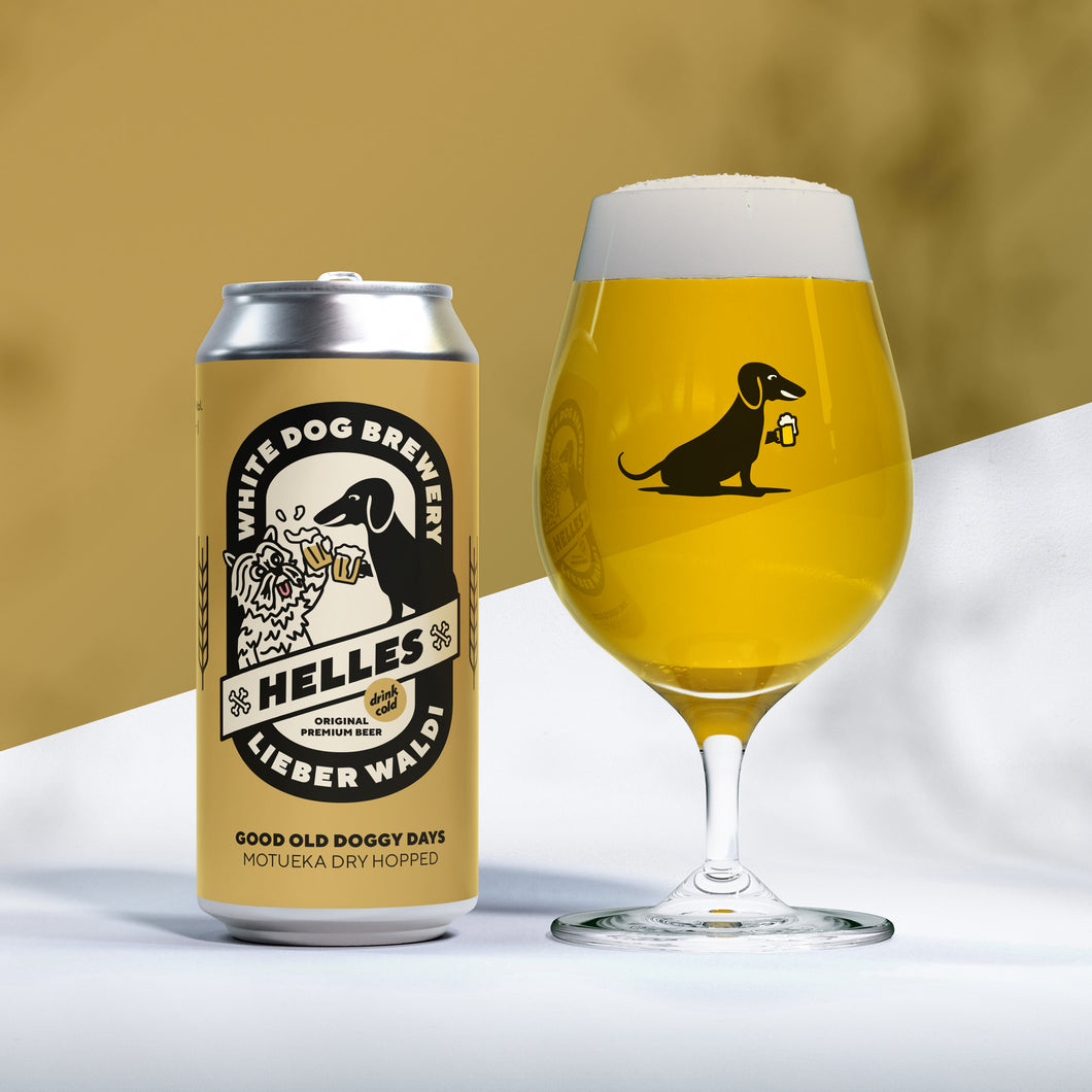Good old doggy days (Motueka Single Hopped Helles) | 4-Pack w/ White Dog Brewery (NL)